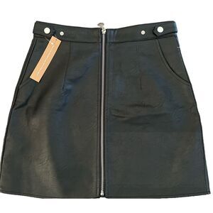 Reformation Black Mini Skirt